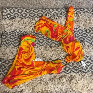 Multicolor Swirl Bikini